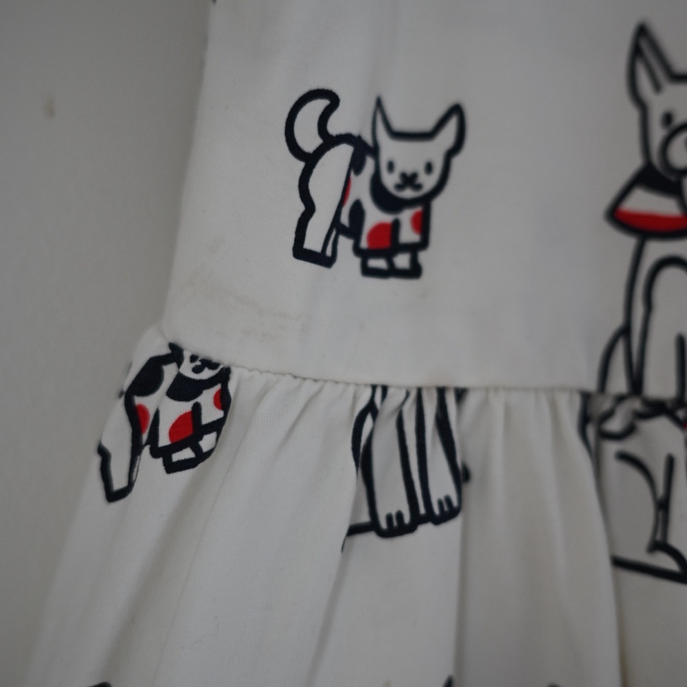Girls NWOT 3T Monica + Andy Dress in “Red, White & Woof” Style - Picture 8 of 11